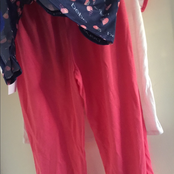 Bebe 3 Piece Pajama Sleepwear size 10/12 - Picture 4 of 8